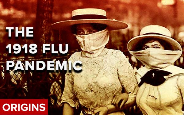 The 1918 Flu Pandemic Video - Two Victorian Ladies with Masks On