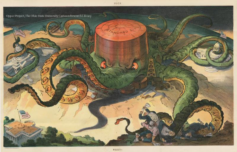 standard oil political cartoon