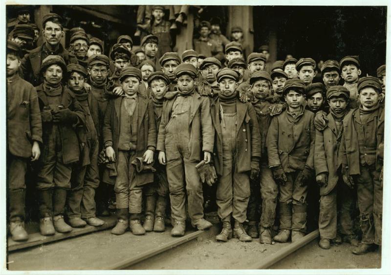 Breaker boys working in Ewen Breaker of Pennsylvania Coal Co. Breaker boys working in Ewen Breaker of Pennsylvania Coal Co.