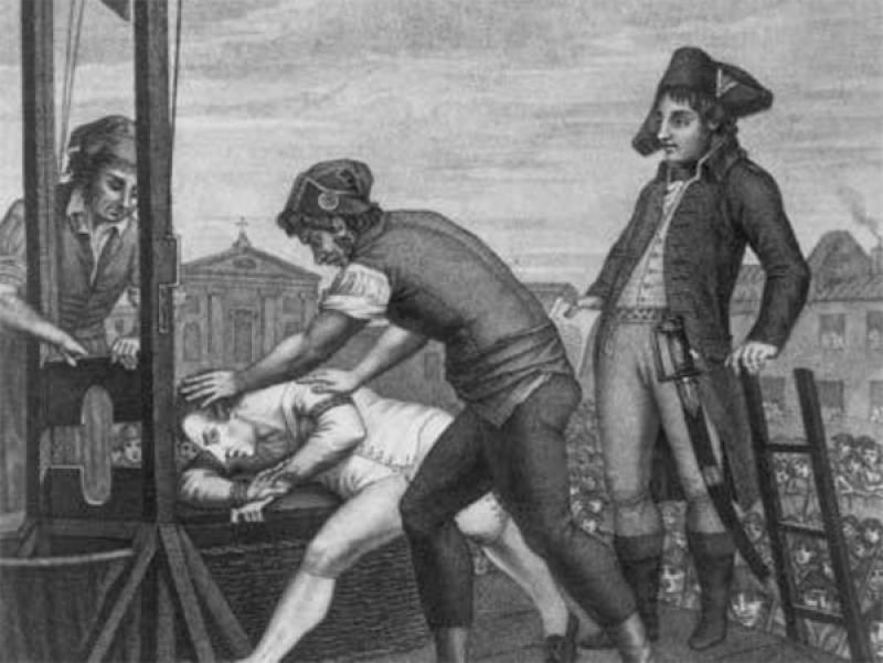 Robespierre Being led to the Guillotine Robespierre Being led to the Guillotine