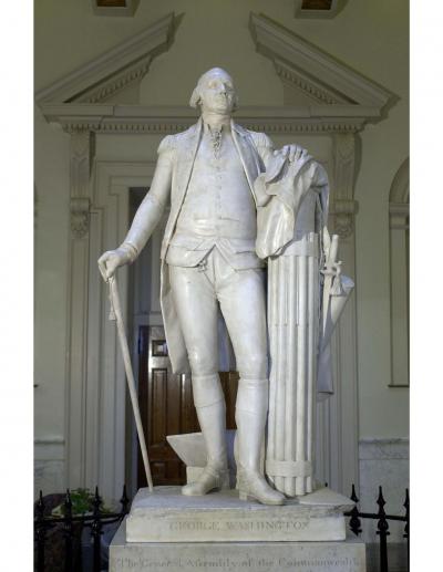 George Washington by Jean-Antoine Houdon, 1785-1791