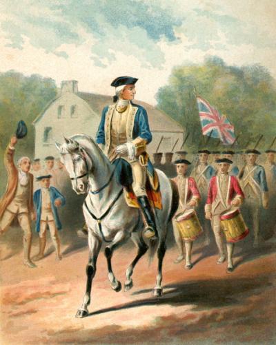 PRESIDENT GEORGE WASHINGTON: OFF TO THE FRONT, APRIL 2, 1754