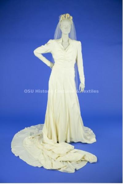 Silk Parachute Wedding Dress