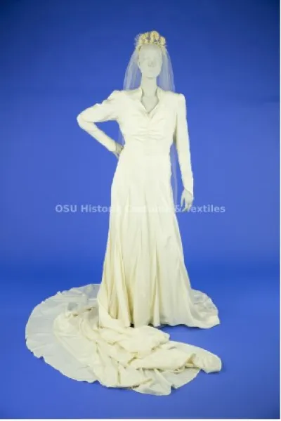 Silk Parachute Wedding Dress