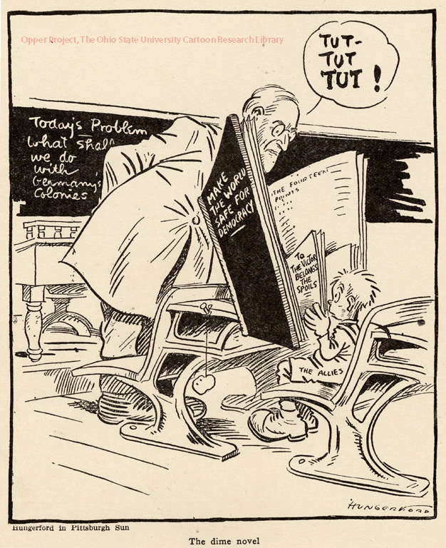 Woodrow Wilson Cartoon