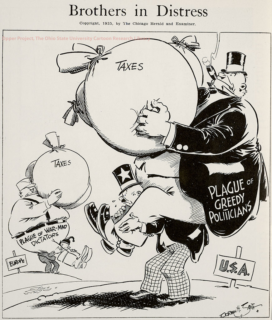 Great Depression Political Cartoons 1930